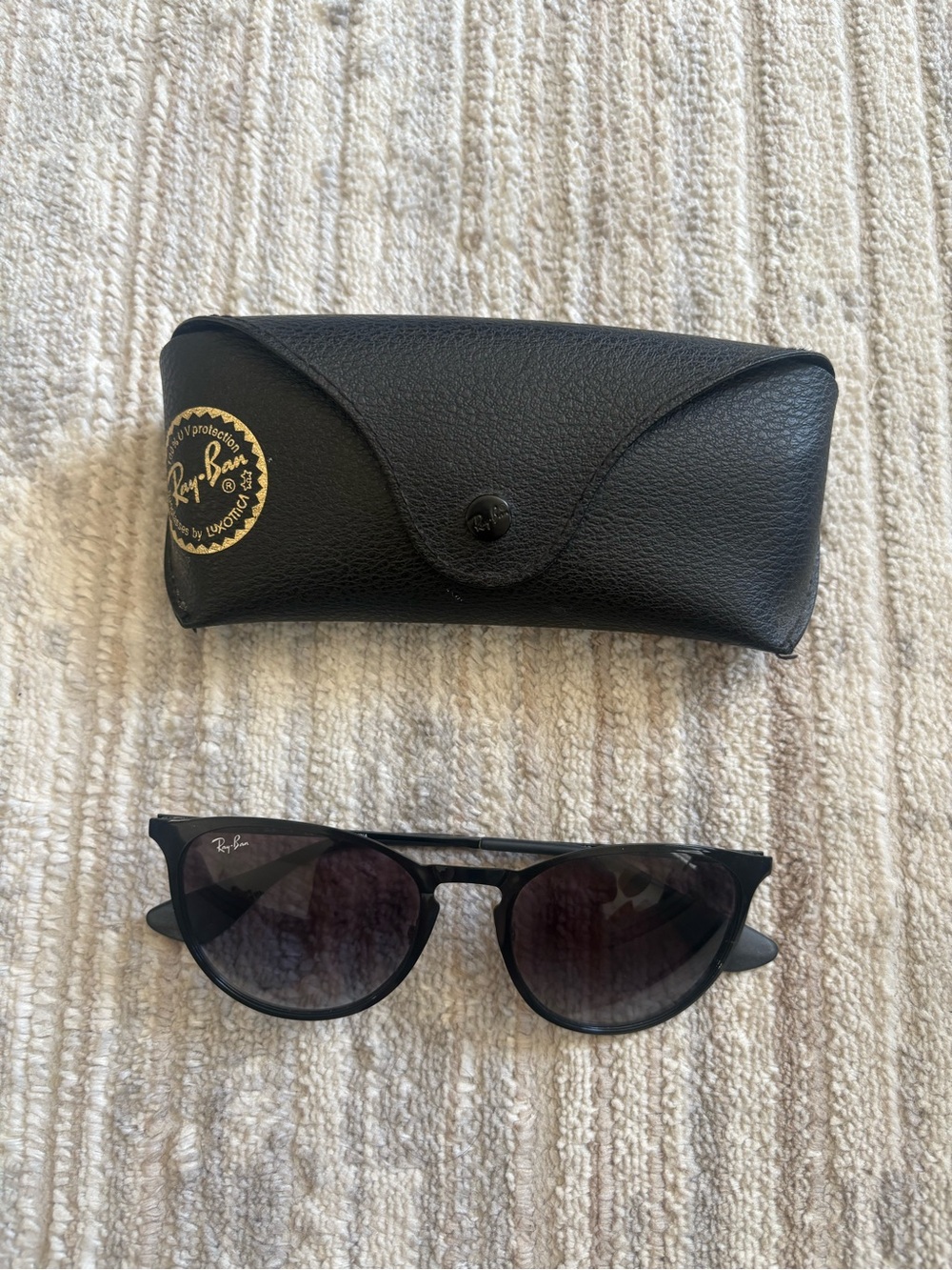 Ray-Ban Black Sunglasses with Black Case
